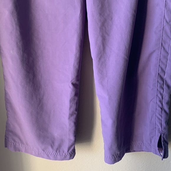 NIKE Sportswear Drawstring Purple Crop Pants - Picture 4 of 6